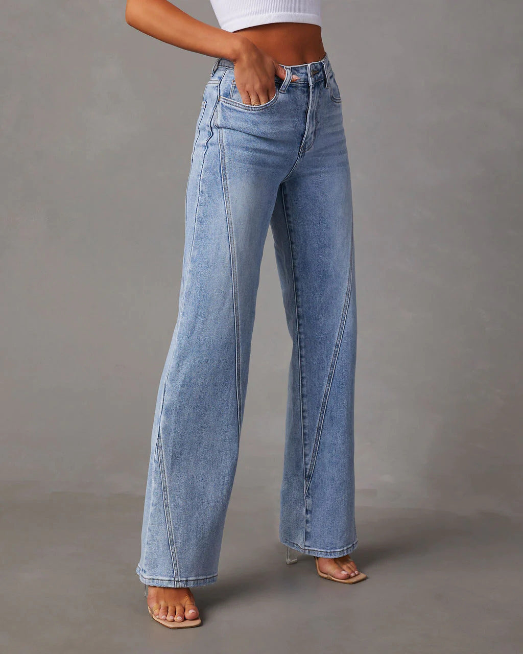 Rhian - Trendy Wide-Leg Pants