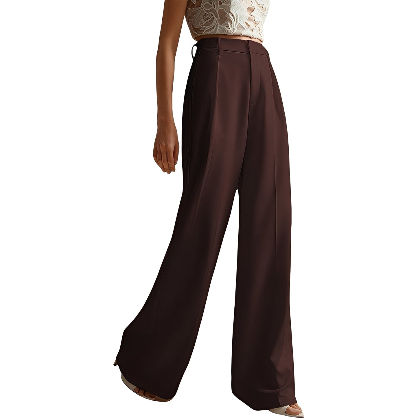 Elaida - Relaxed Wide Leg Trousers