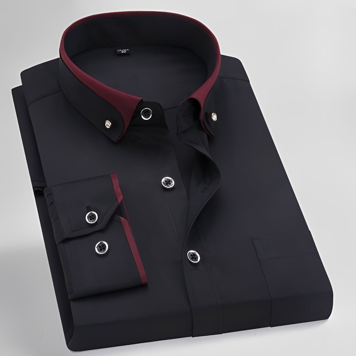 Glindel - Men's traditional long-sleeve shirt