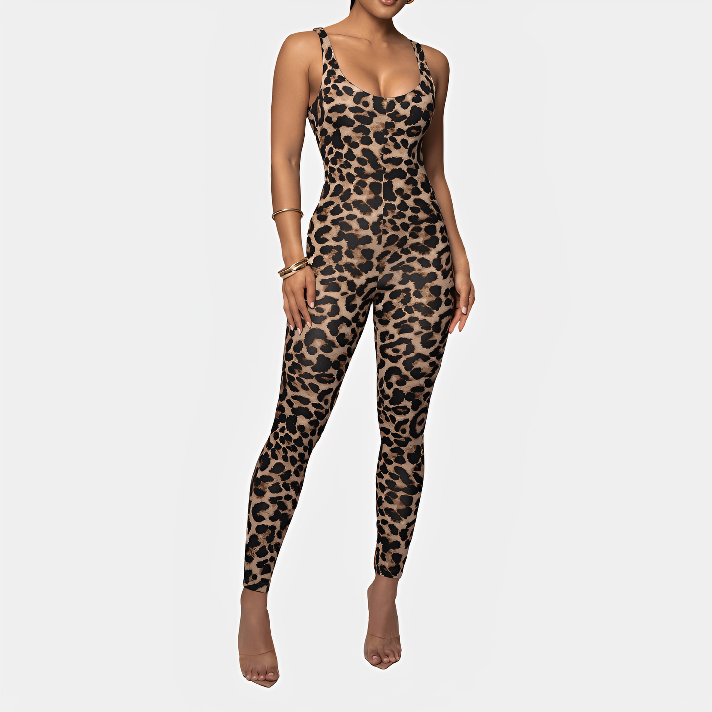 Elaine - Stylish Printed Bodycon Jumpsuit