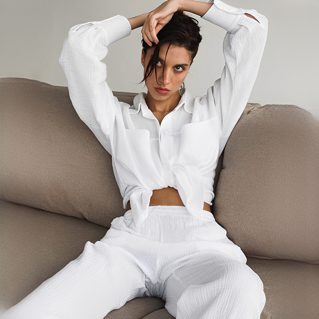 Lucille - Relaxed Two-Piece Pants Outfit