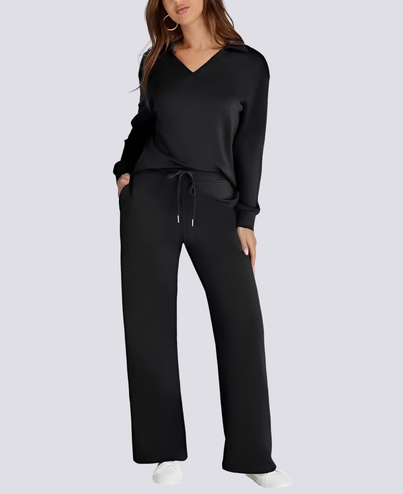 Bella - Comfortable V-neck Stretch Set