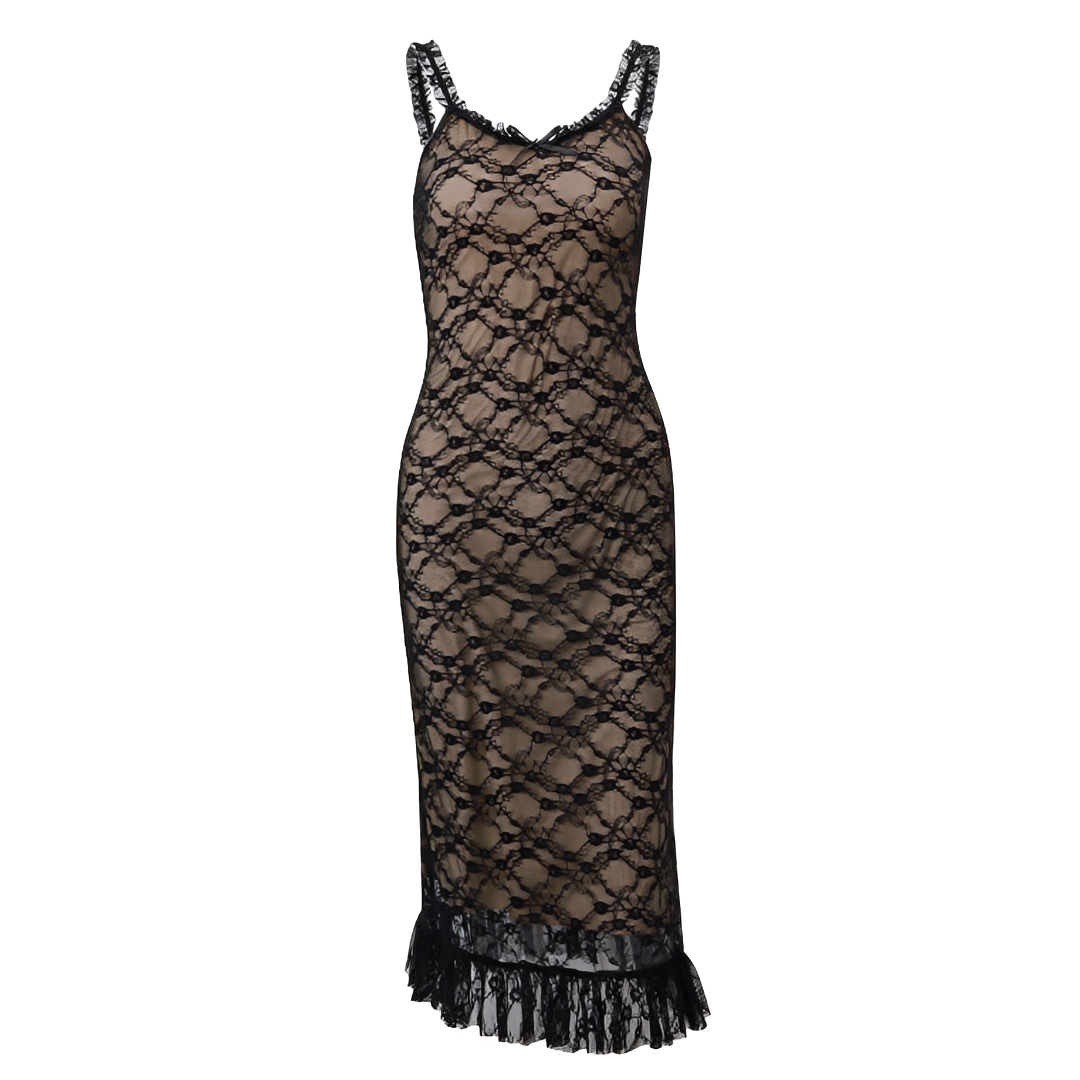 Anjenette - Stylish and Chic Midi Dress