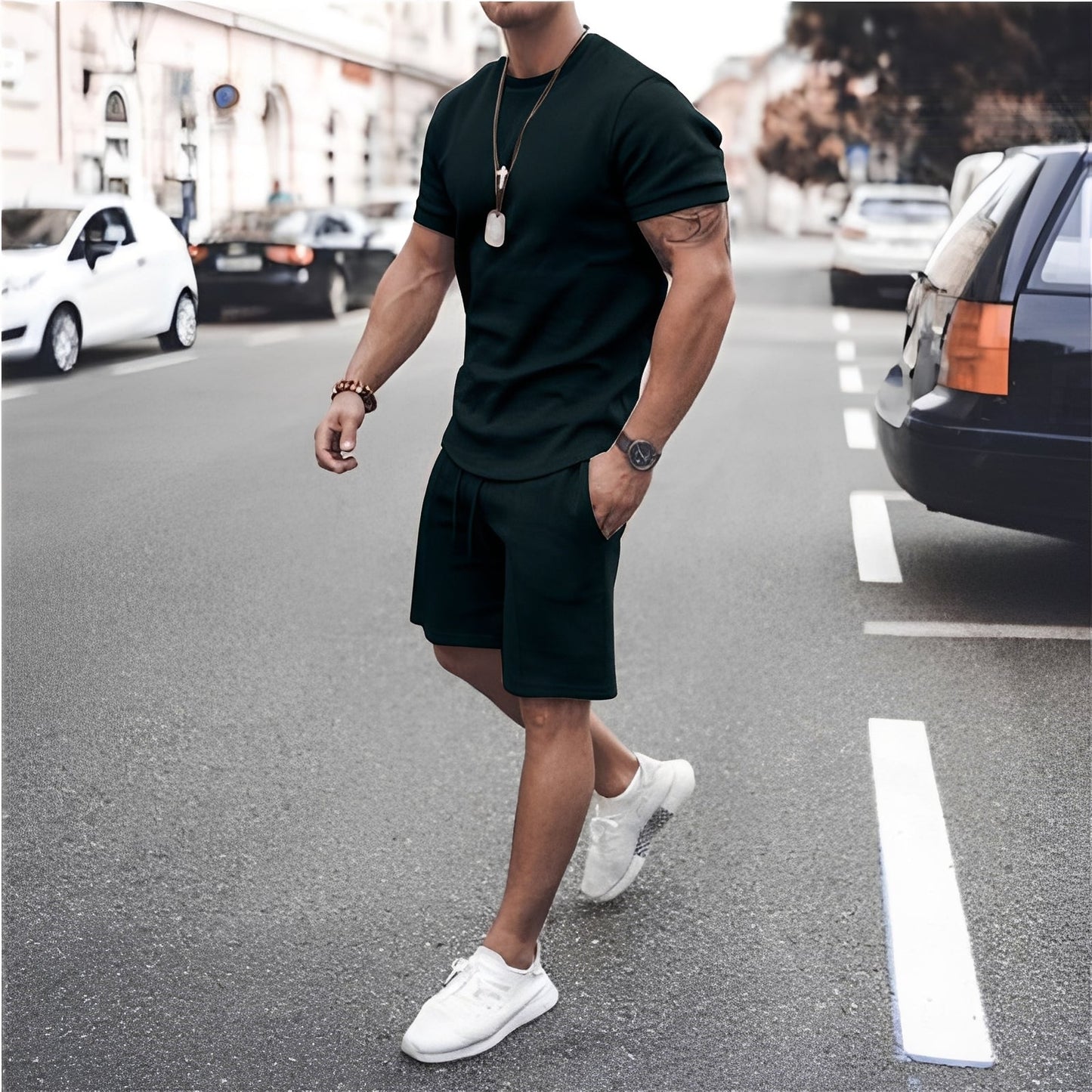 Stevie - Men's Casual Two-piece Outfit