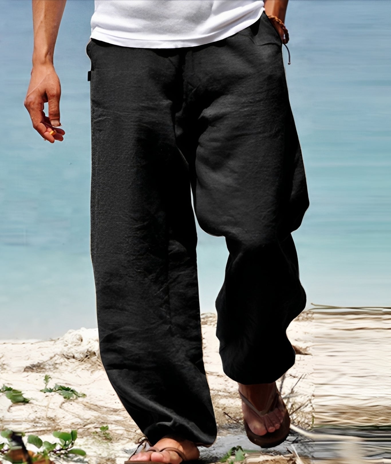 Theo - Men's Pants - Ideal for Sunny Outdoor Walks