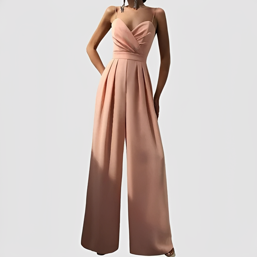Glysha - Stylish wide-leg jumpsuit for women