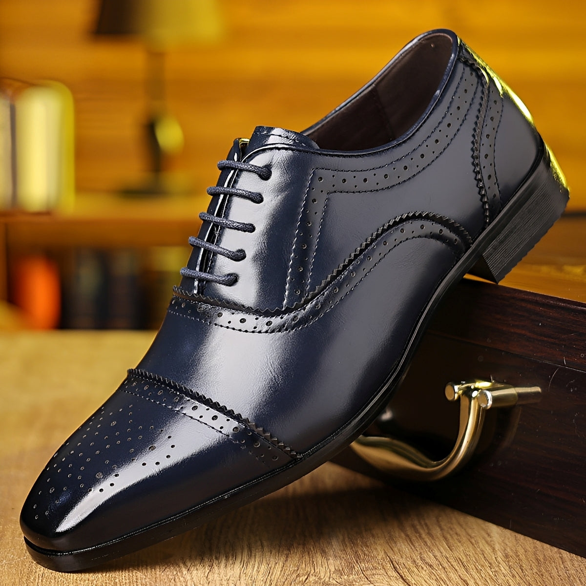 Ronan - Men's vintage style pointed shoes