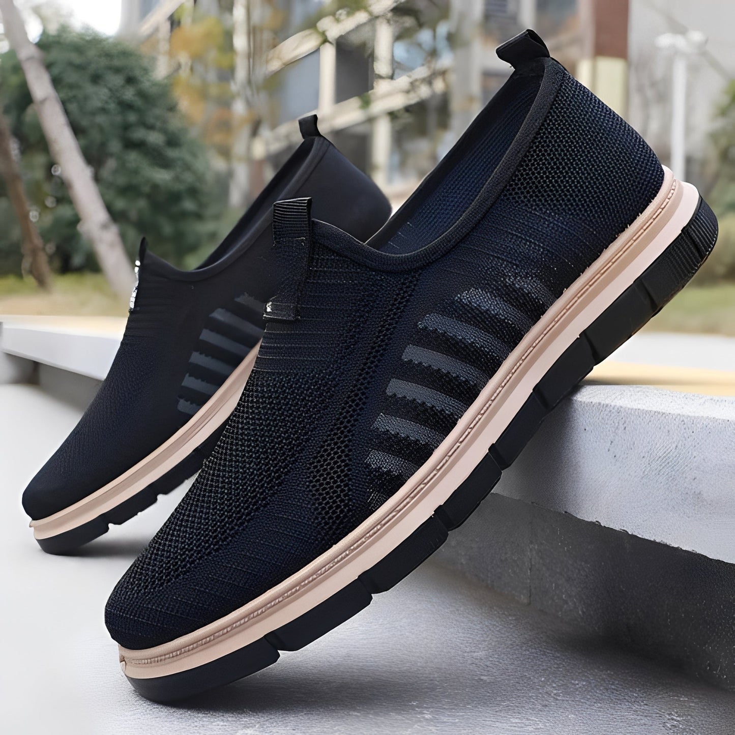 Henrick - Trendy slip-on sneakers for men