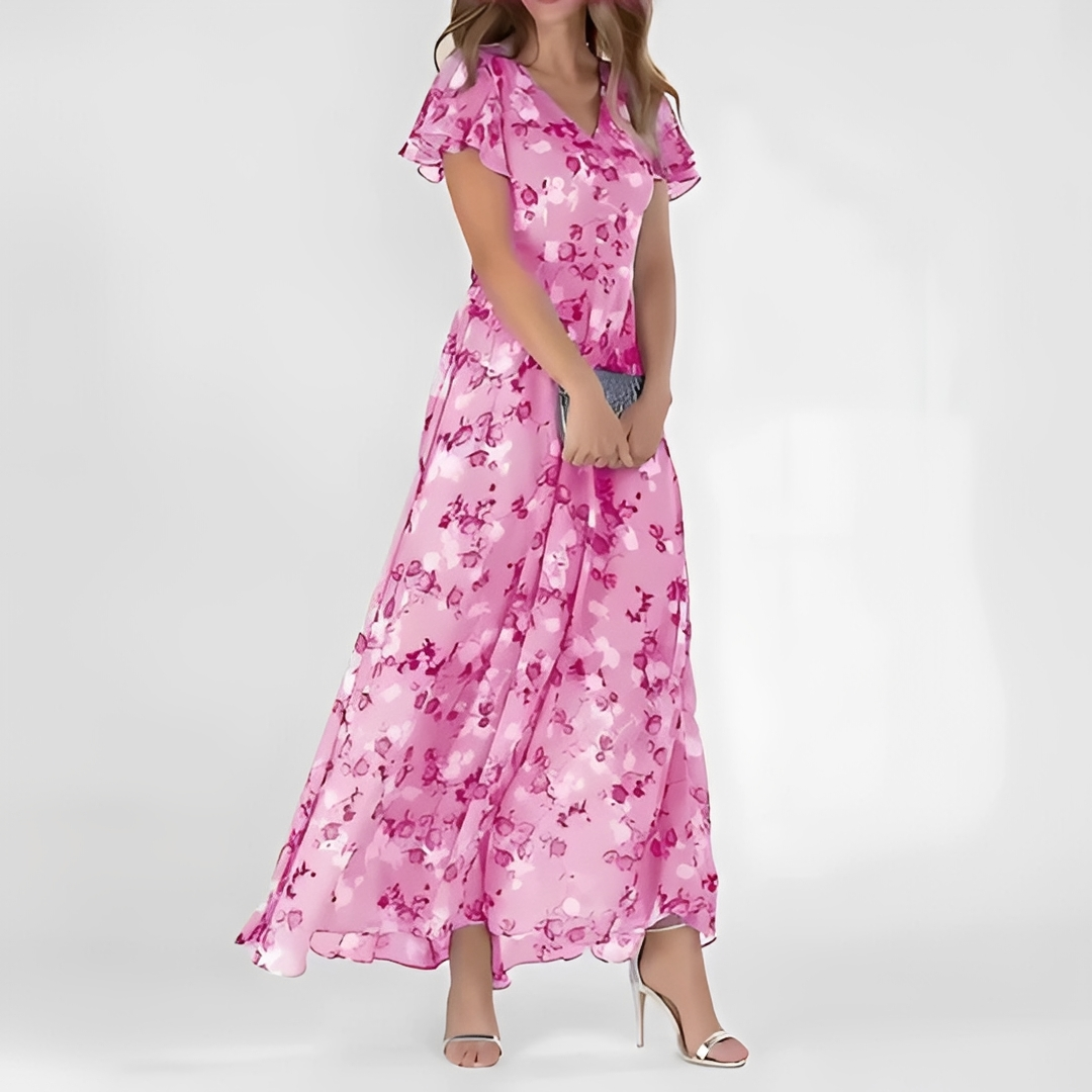 Davonie - Sophisticated Floral Dress