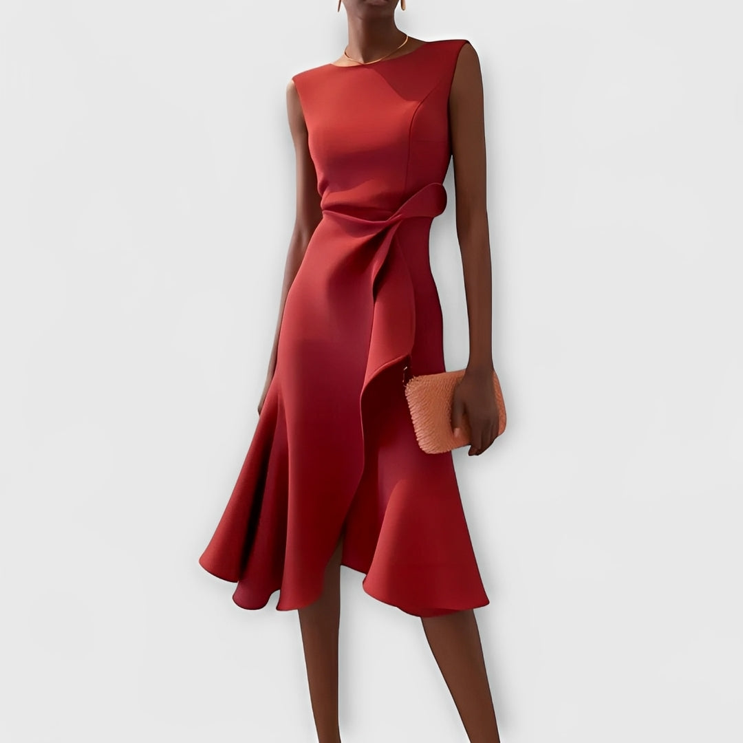 Jesse – Women's Midi Dress – Ideal for Festive Events