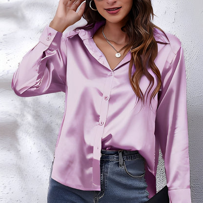 Fannia - Stylish Long-Sleeve Shirt