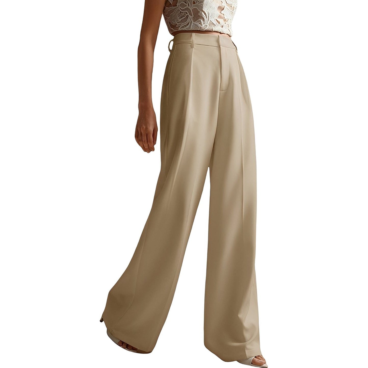 Elaida - Relaxed Wide Leg Trousers
