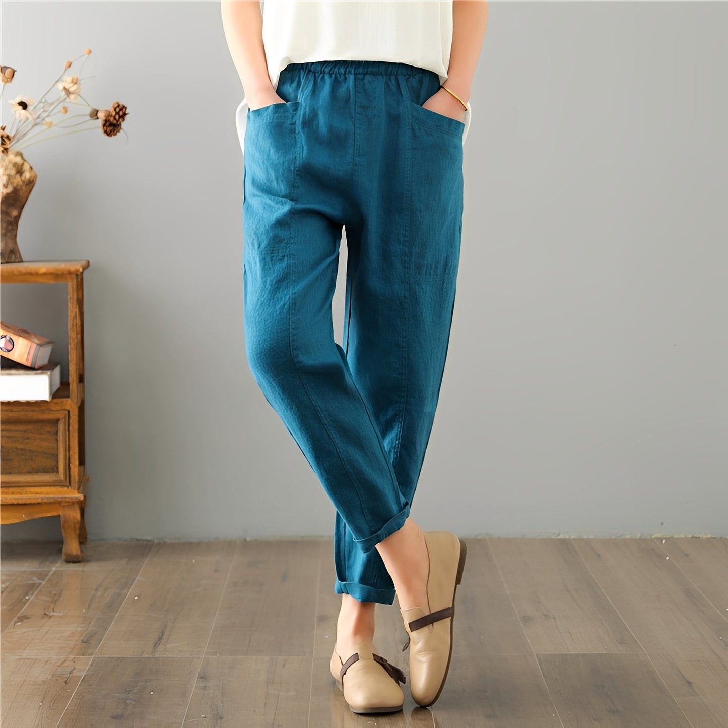 Gretchen - Women's casual lounge pants with pockets