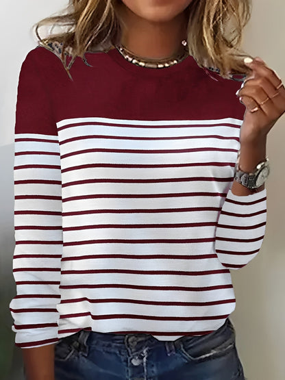 Samantha - Women's Long-Sleeve Shirt - Trendy and Casual