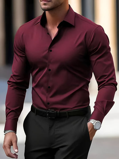 Jeremy – Men's long-sleeve shirt – ideal for casual and formal events