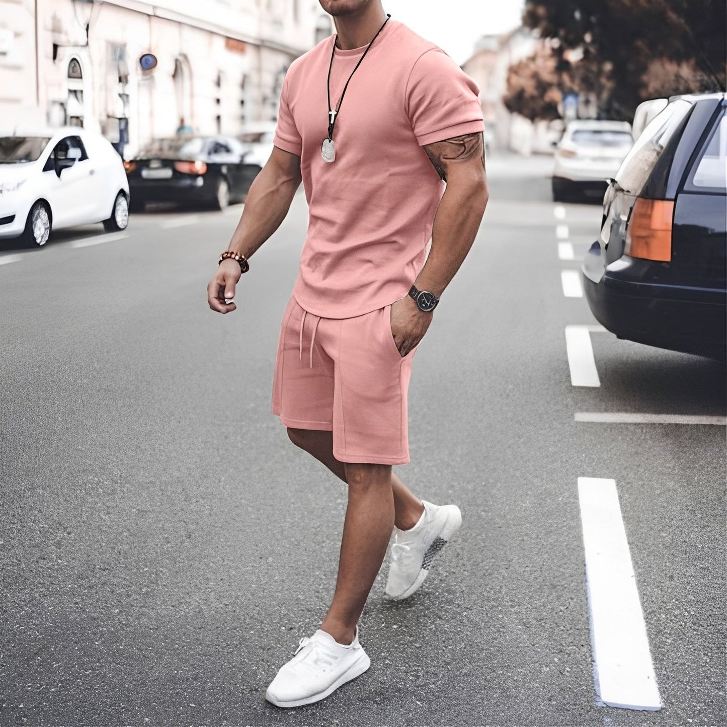 Stevie - Men's Casual Two-piece Outfit