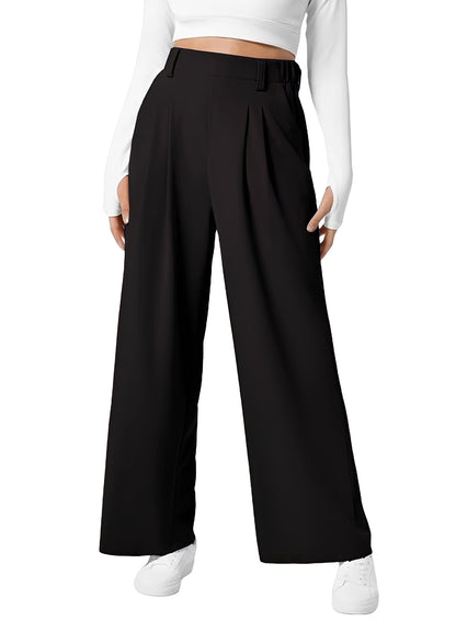 Kyla - High Waist Stretch Wide Leg Pants