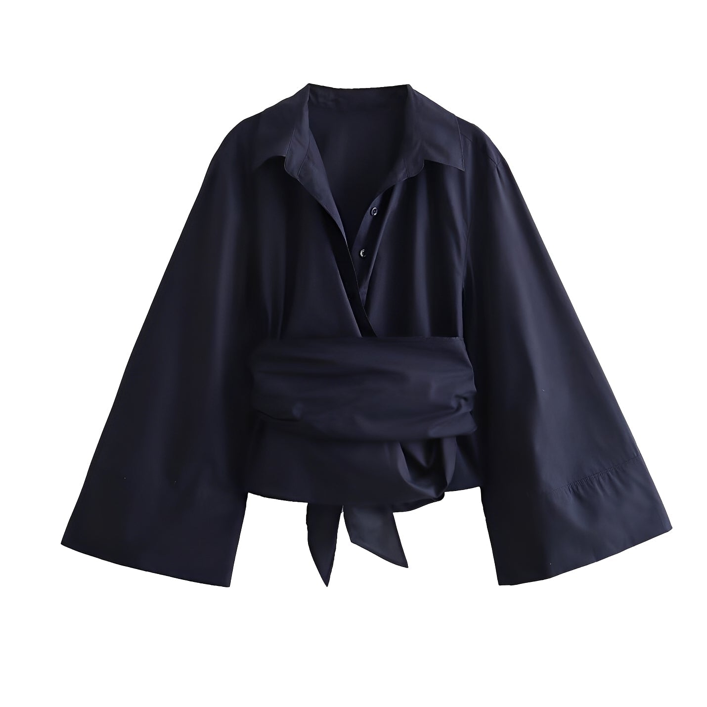 Shania - Stylish women's top with a relaxed fit and belt