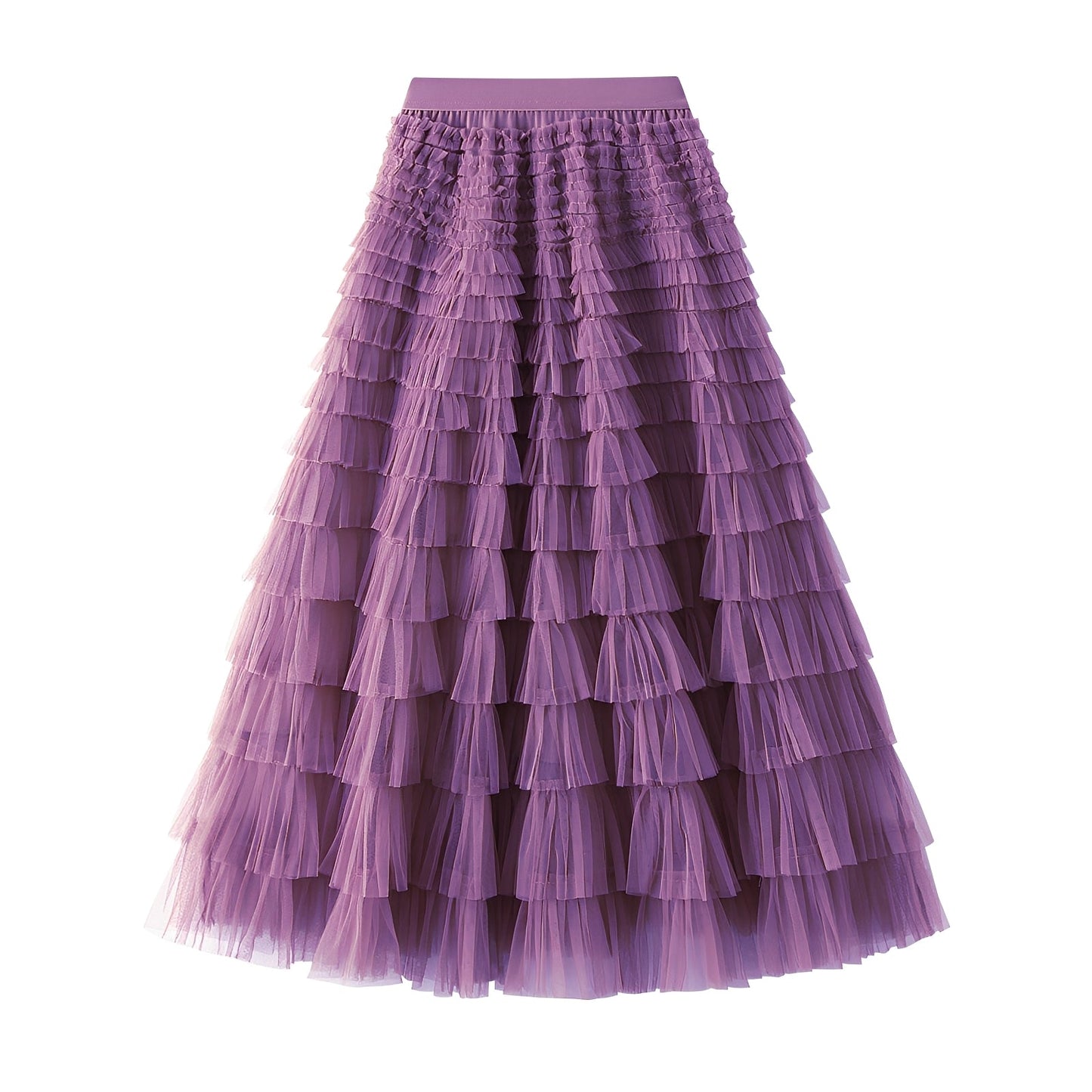 Nastia - Chic A-line Ruffle Skirt
