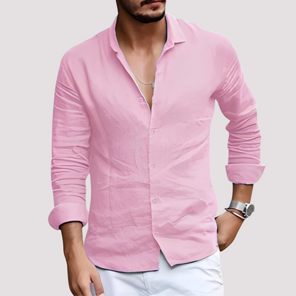 Dale – Men's long-sleeve shirt – Casual and laid-back