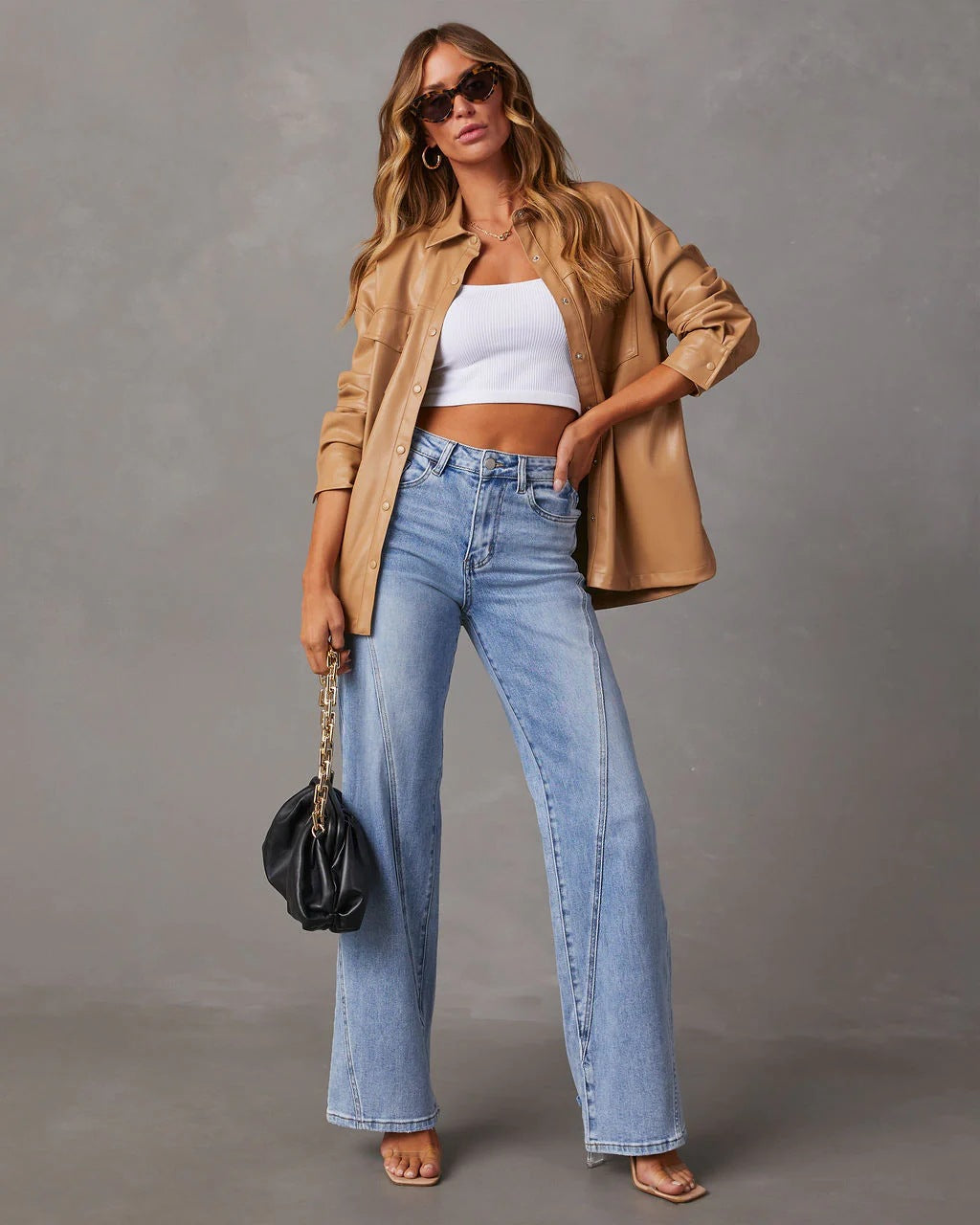 Rhian - Trendy Wide-Leg Pants
