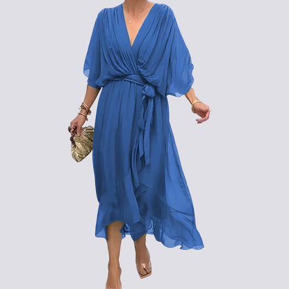 Jane - Unique V-neck Dress