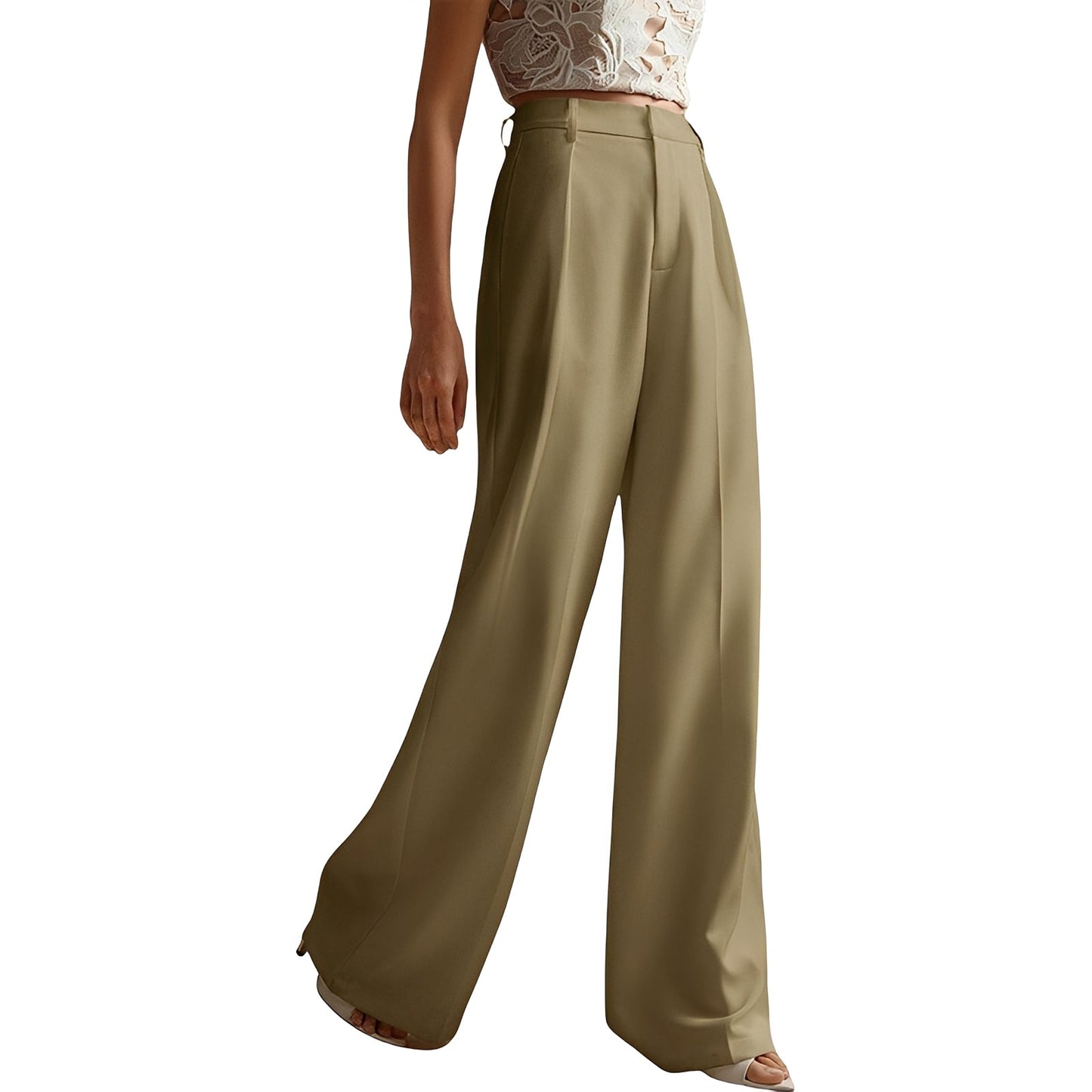 Elaida - Relaxed Wide Leg Trousers
