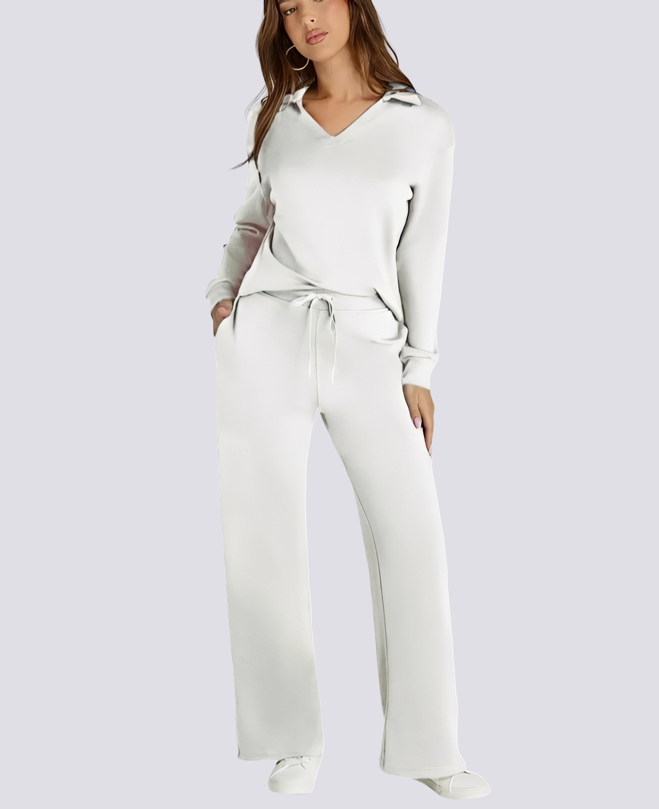 Bella - Comfortable V-neck Stretch Set