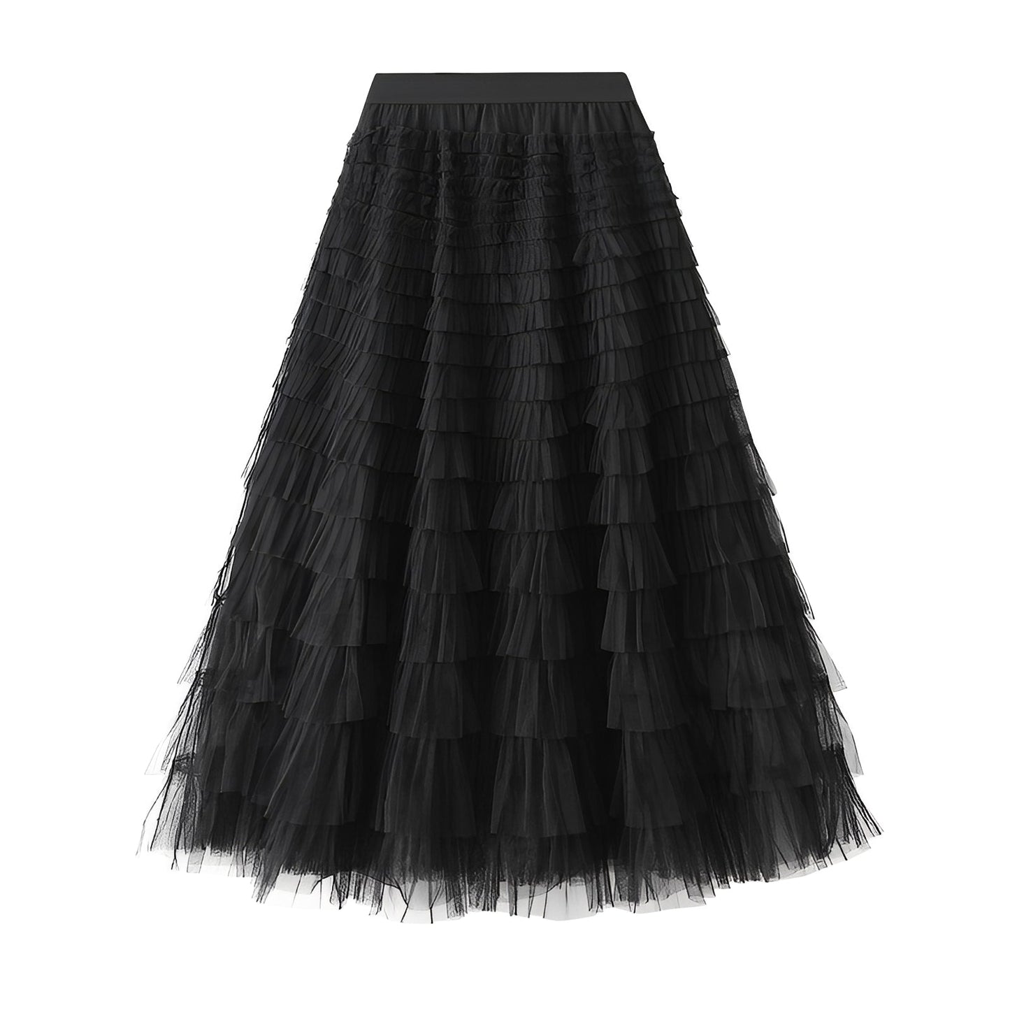 Nastia - Chic A-line Ruffle Skirt