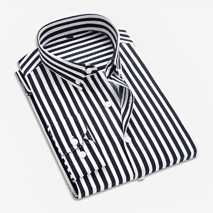 Edward - Long Sleeve Striped Shirt