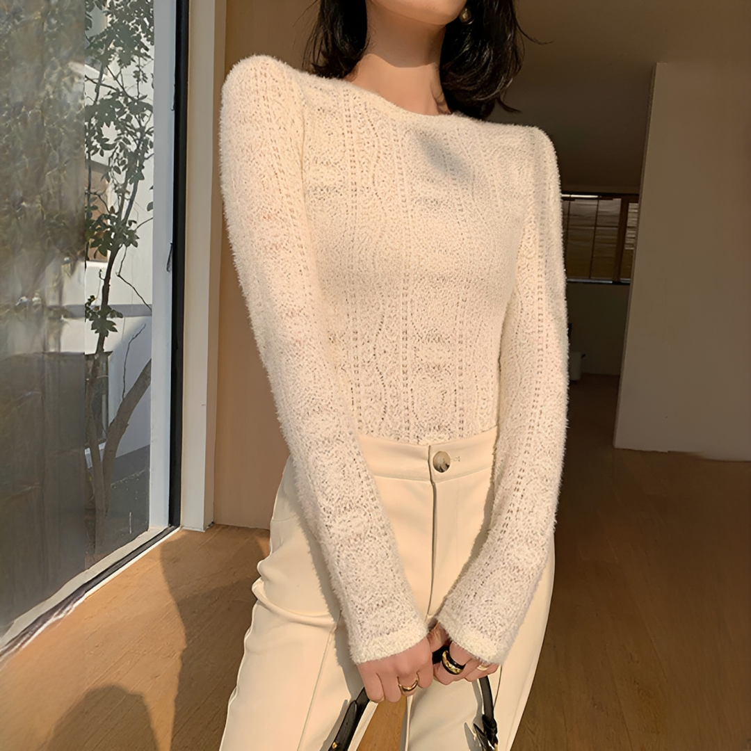 Perlaine - Cozy long-sleeve top