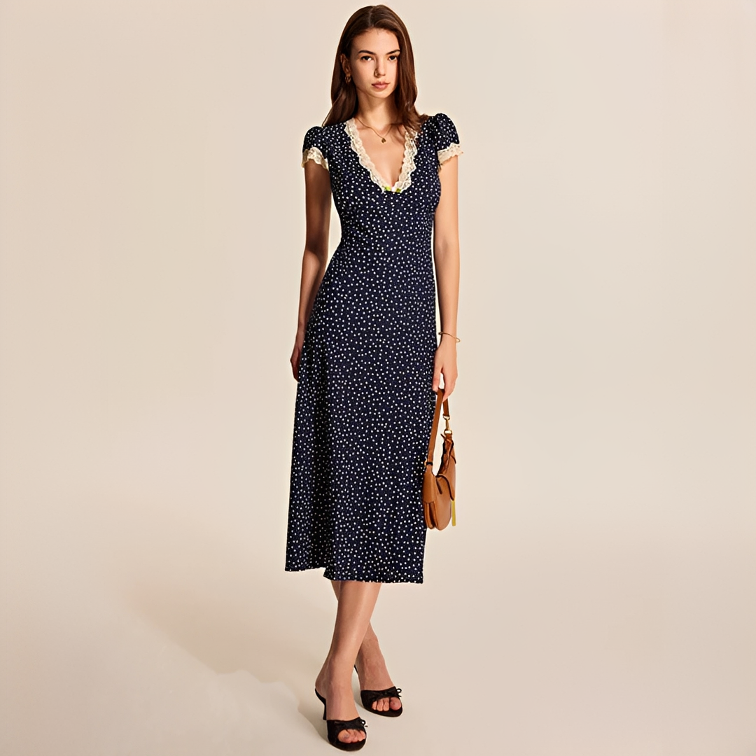 Janette - Stylish Dress with Lace