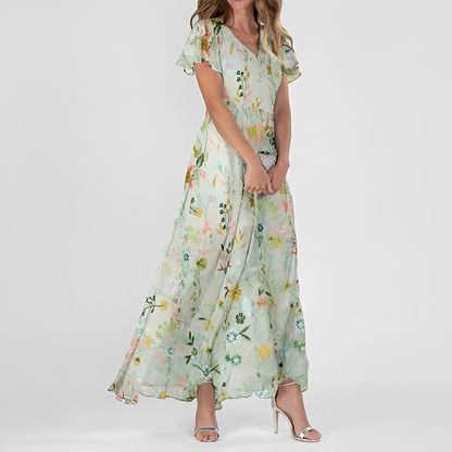 Lily - Fashionable floral maxi dress