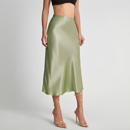 Emilia - Fluid high-waisted midi skirt