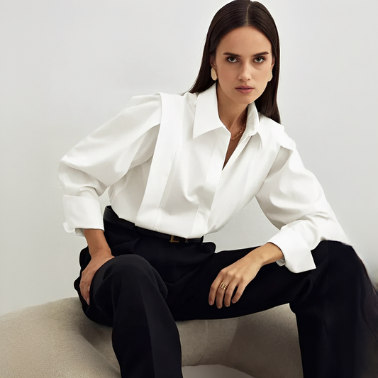 Cecile - Fashionable oversized shirt