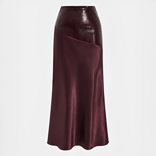 Viviana - Elegant Glossy Skirt