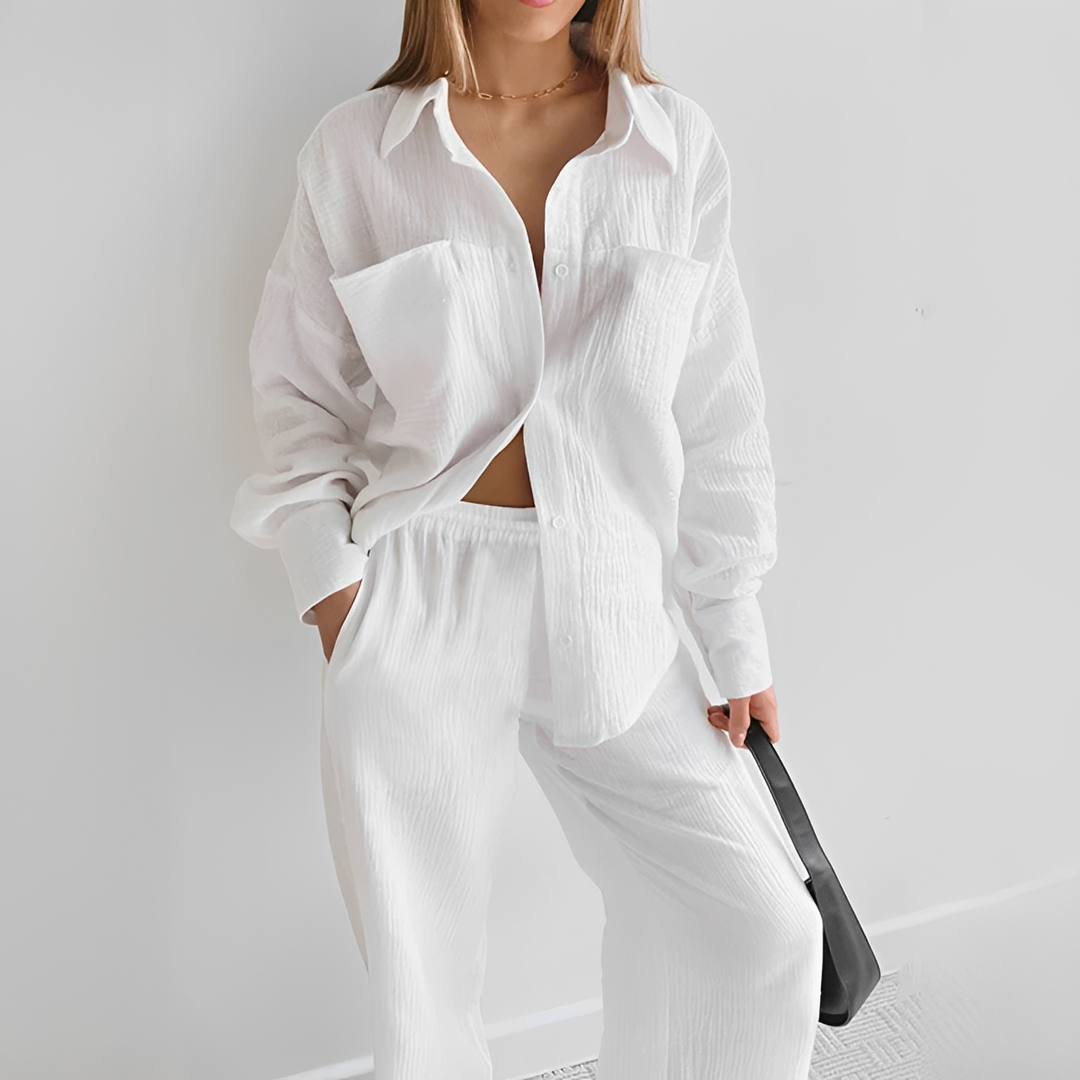 Lucille - Relaxed Two-Piece Pants Outfit