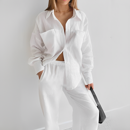 Lucille - Relaxed Two-Piece Pants Outfit