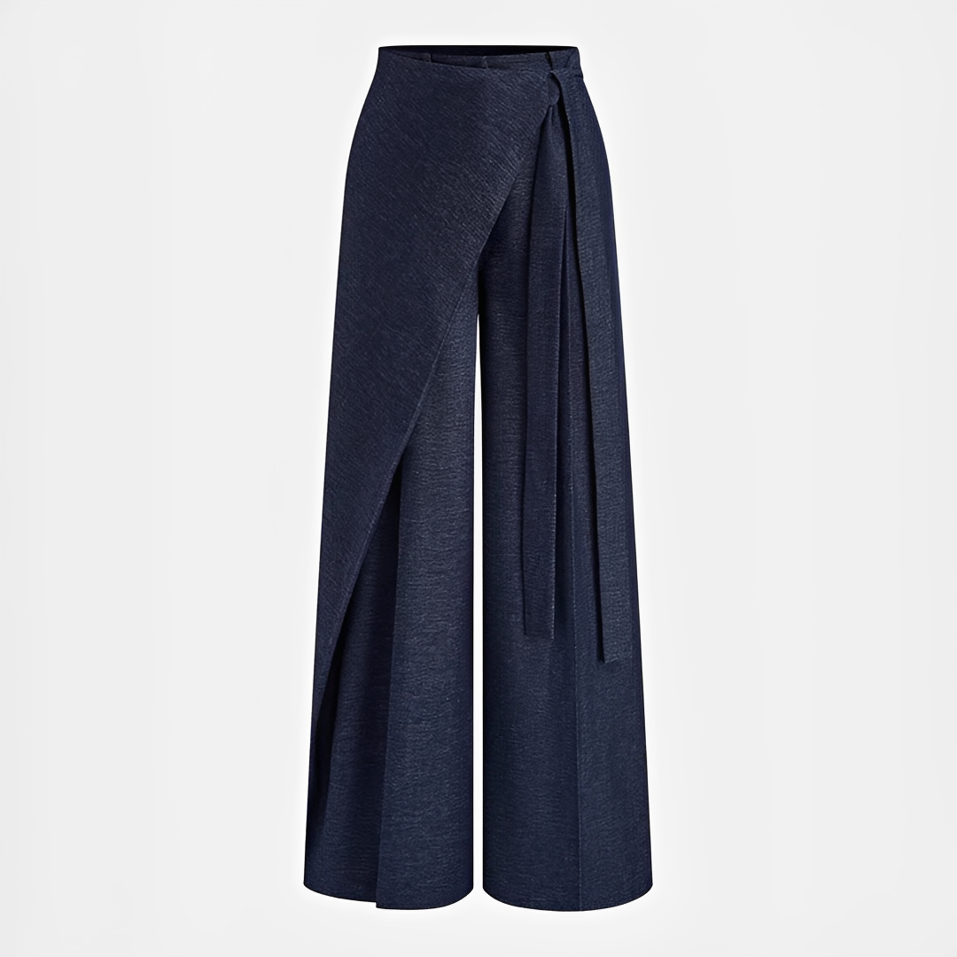 Leilani - Asymmetrical wide-leg trousers