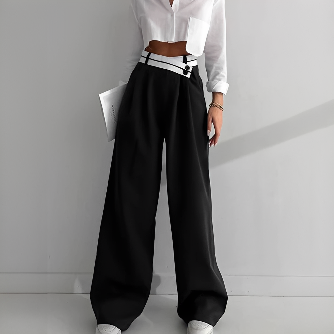 Aurilla - Stylish Wide-Leg Pants