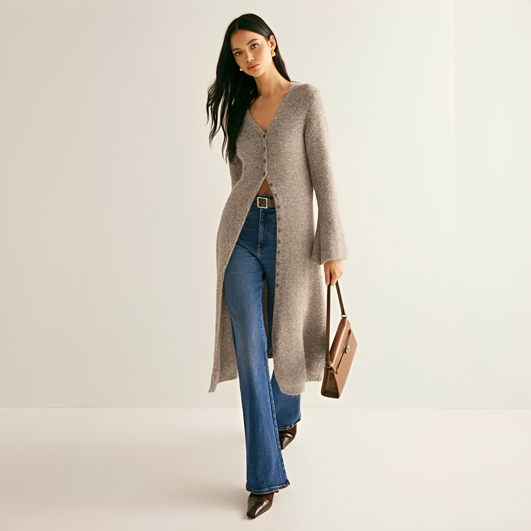 Zoey - Chic V-neck Dress