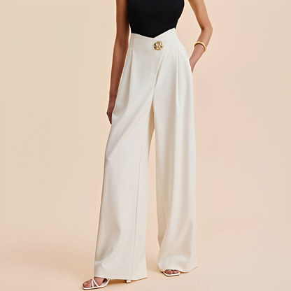 Joyce - High-Waisted Wide-Leg Pants