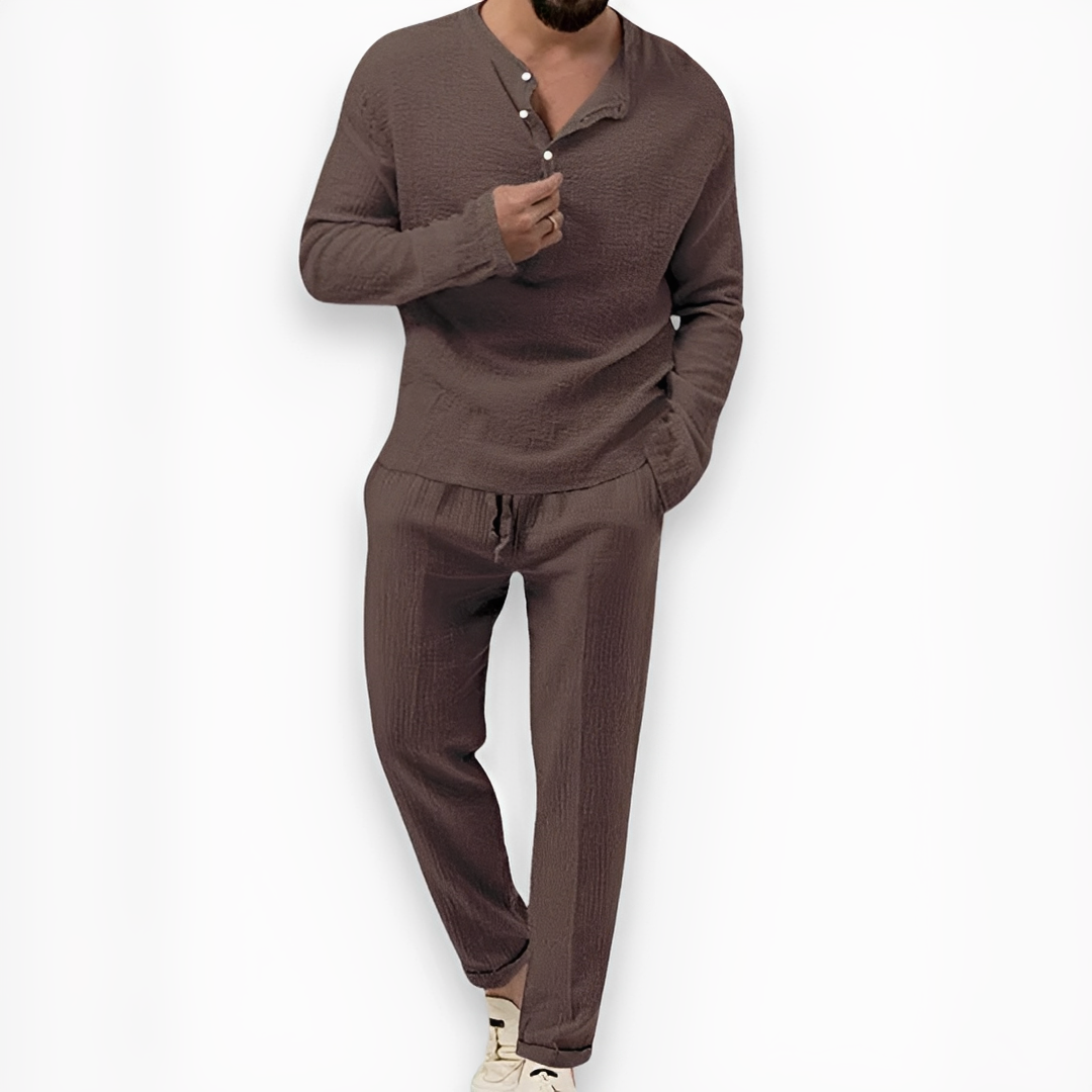 Eduard - Men's summer pants and top set