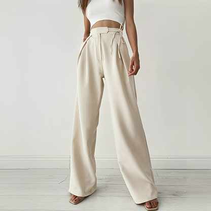 Ezra - Relaxed Wide Leg Trousers