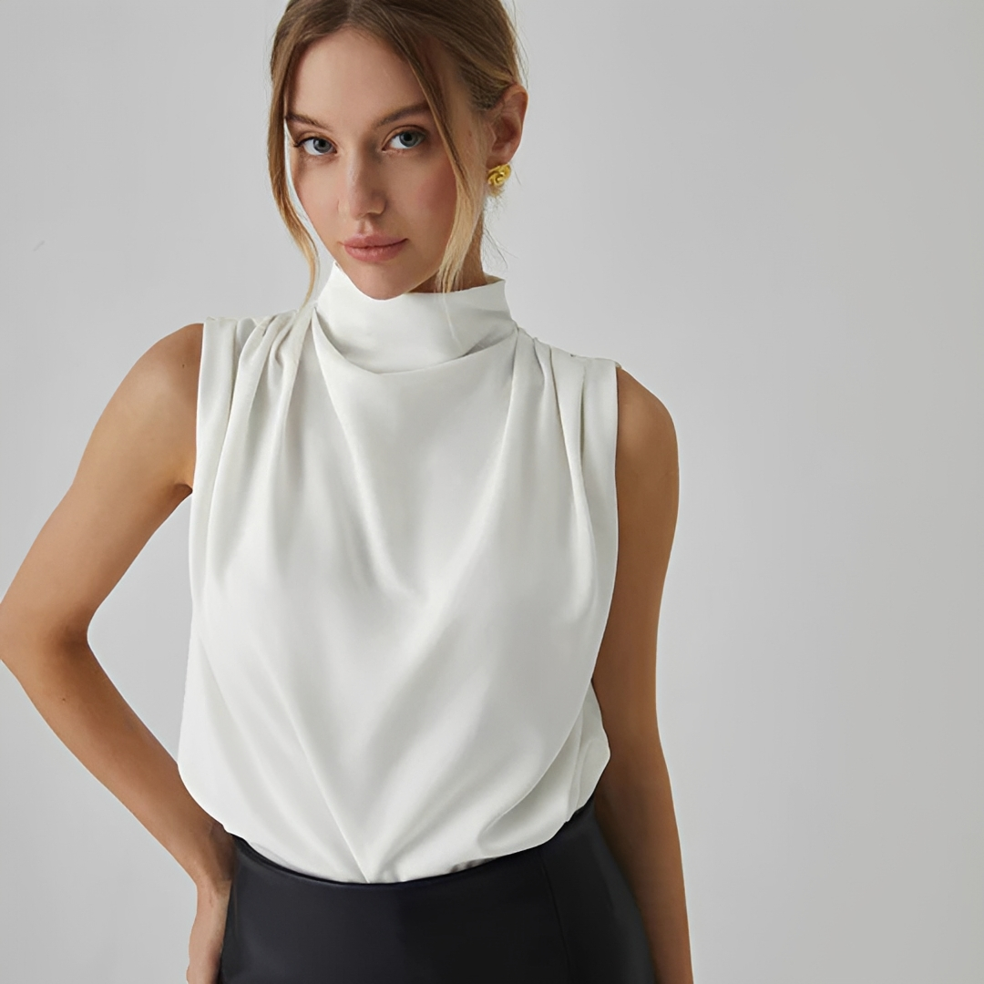 Ailani - Sleeveless Gathered Top