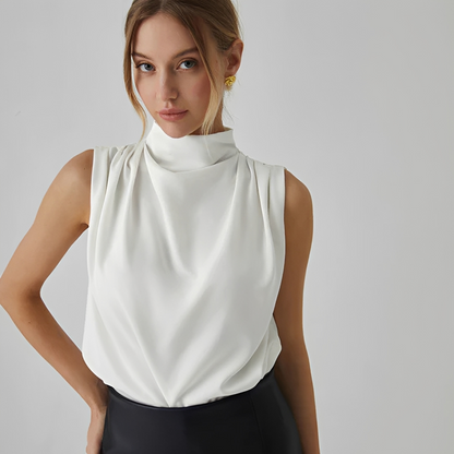 Ailani - Sleeveless Gathered Top