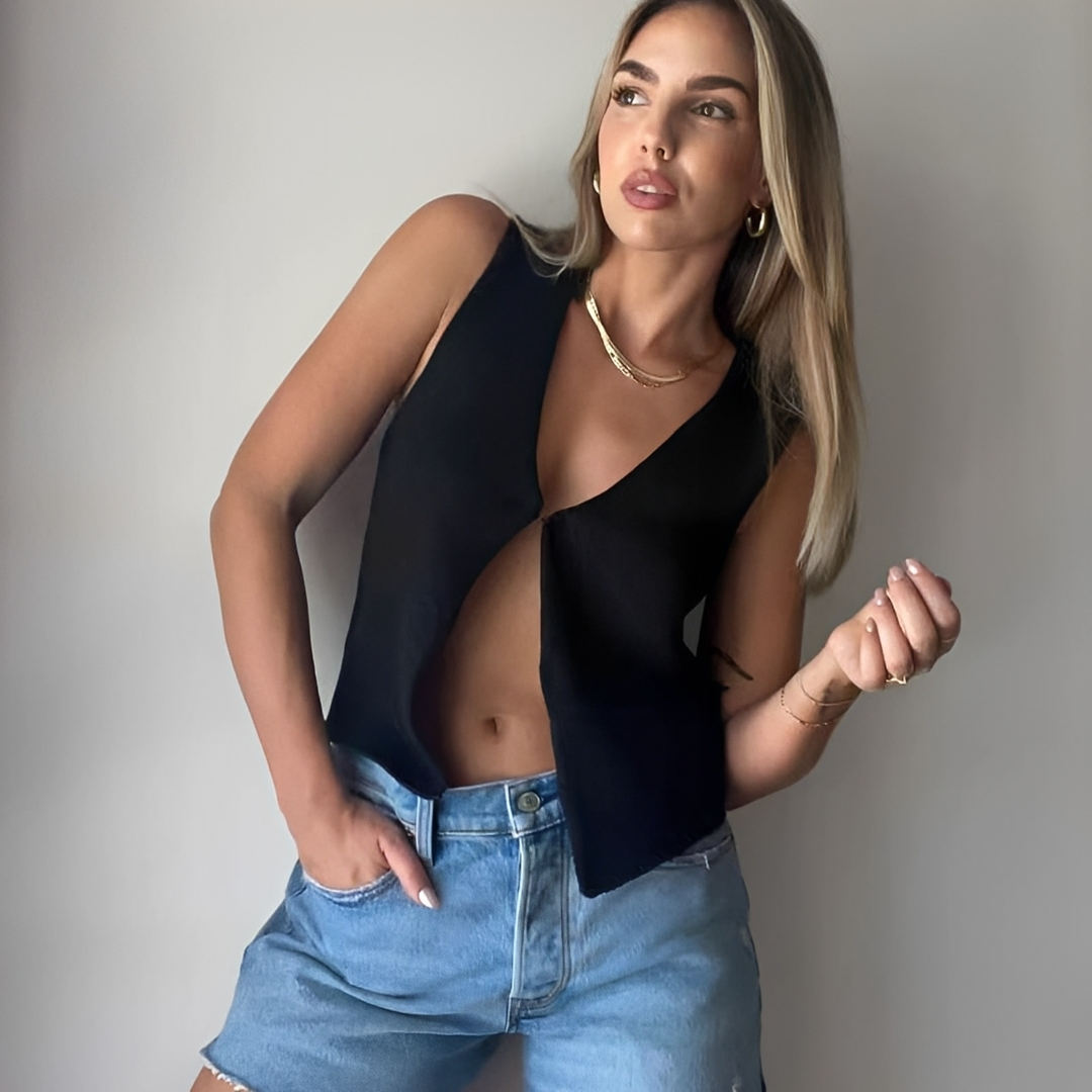 Ellaine - Chic Sleeveless Vest