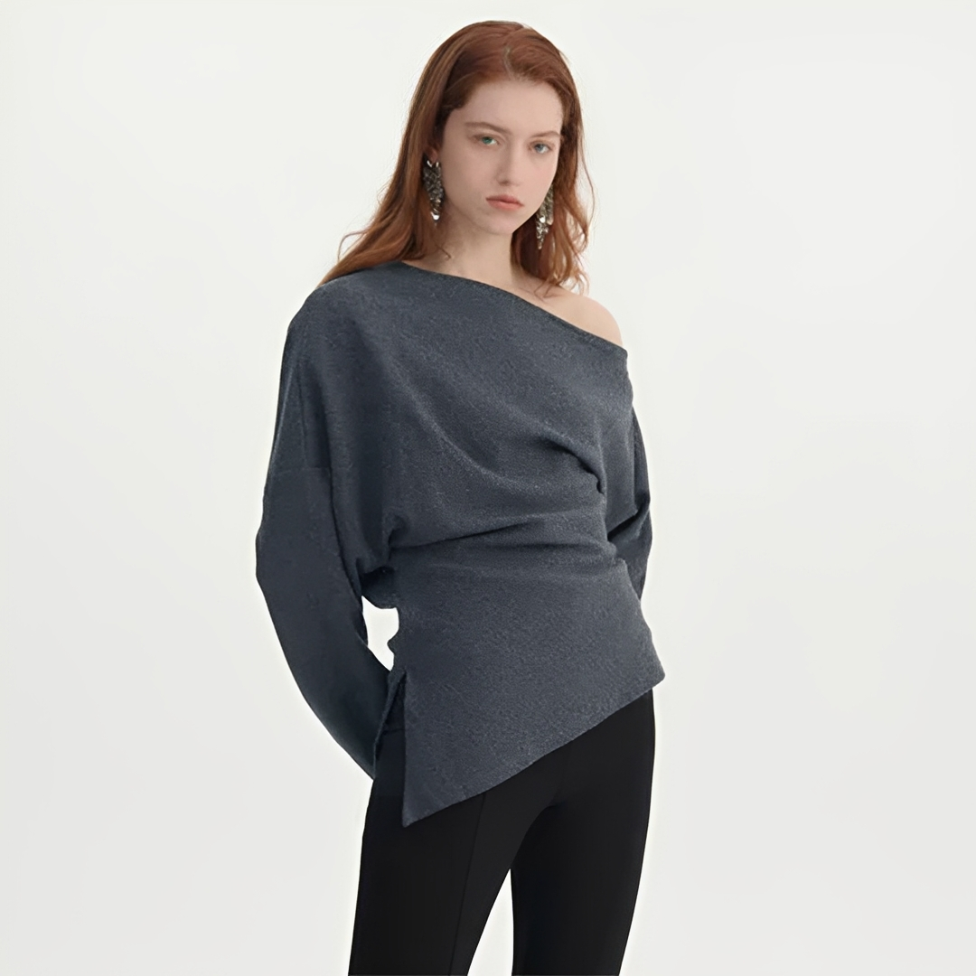 Gellie - Stylish Asymmetrical Top