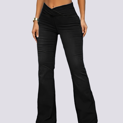 Lexi - Chic Flared Denim Pants