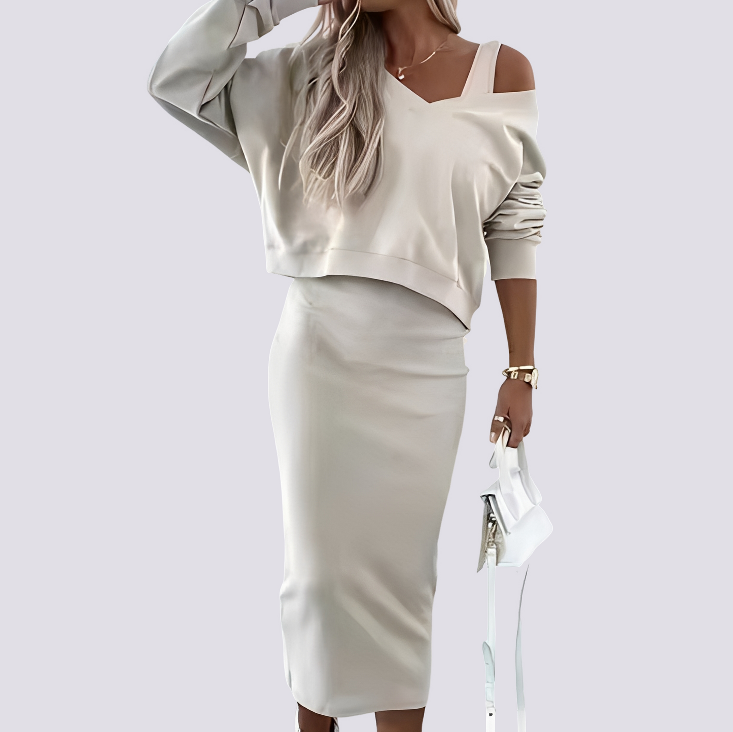Elsie - Stylish Two-Piece Dress Set